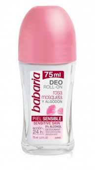 DEZODORANT ROLL-ON  Z OLEJKIEM Z RÓŻY PIŻMOWEJ I BAWEŁNĄ